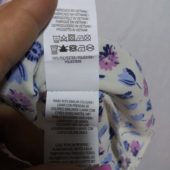 Atmosphere Ditsy Floral Print Spaghetti Strap Tank Top Casual Size 14 - Picture 6 of 7